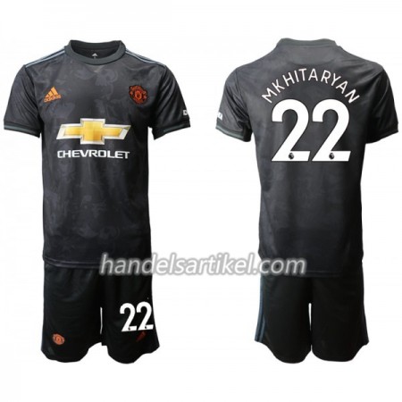 Manchester United MKHITARYAN 22 Kinder Ausweich Trikotsatz 2019/20 Kurzarm (+ Kurze Hosen)